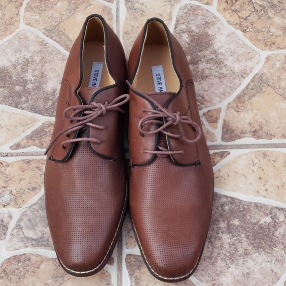 Steve Madden Other - Men's brown leather Steve Madden shoes sz12